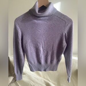 Aritzia Wilfred lavender Turtleneck Sweater